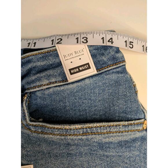 NWT Judy Blue Women's Jeans Size 7/28 Barrel Leg Stretch High Rise - Picture 10 of 11